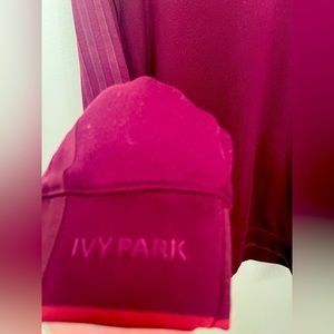 Ivy Park by Adidas Unisex Crewneck, Wine/Burgundy Color, Size Large